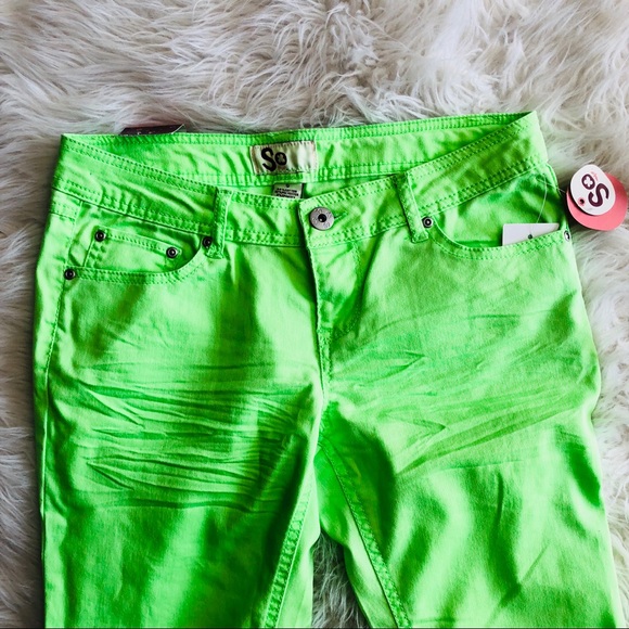 So lime green jeans - Picture 2 of 4